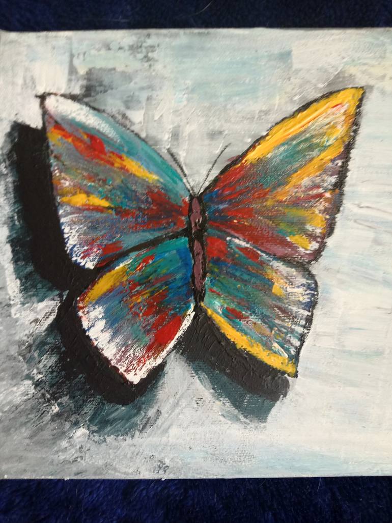 Original Art Deco Animal Painting by Viktoria Miroshnik