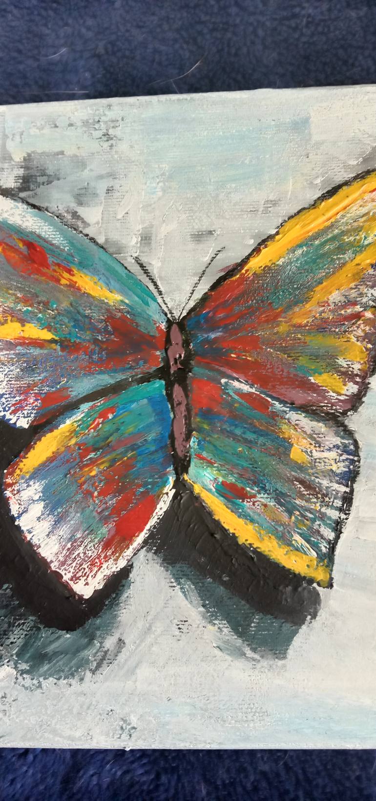 Original Art Deco Animal Painting by Viktoria Miroshnik