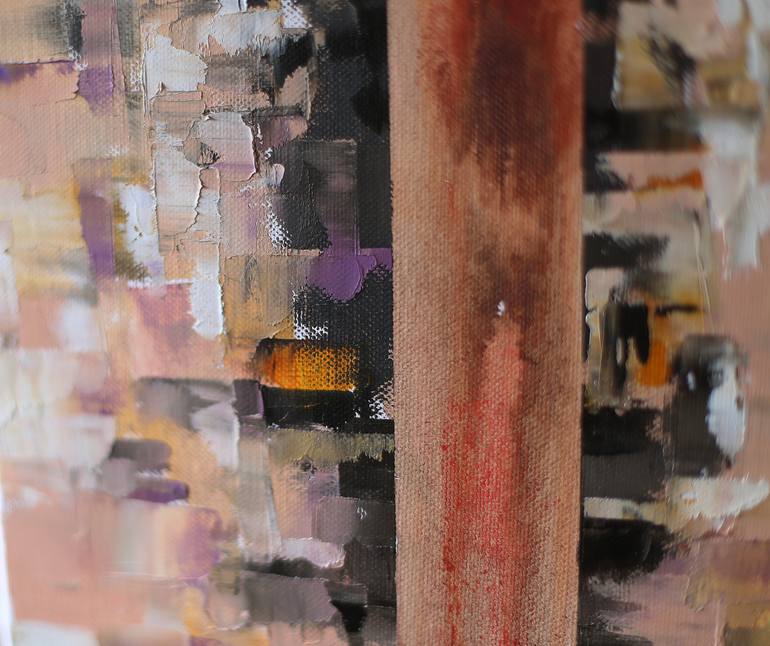 Original Abstract Nude Painting by Mia Hunter