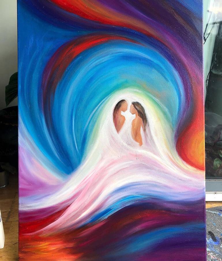 The Divine Marriage Painting by sarah louise johnson Saatchi Art