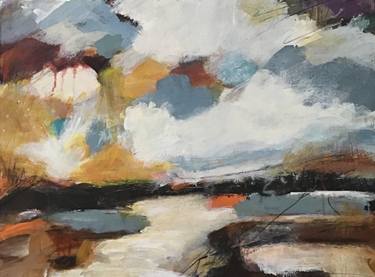 Original Abstract Landscape Paintings by kenneth johnson
