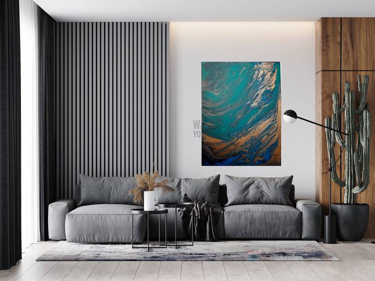 Original Modern Abstract Painting by ALA Artist