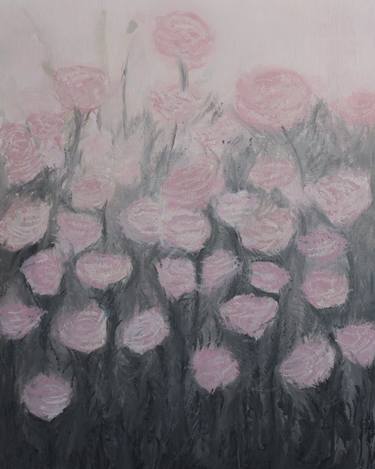 Original Floral Painting by Noemi Manser