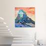 Matterhorn Painting on a wall