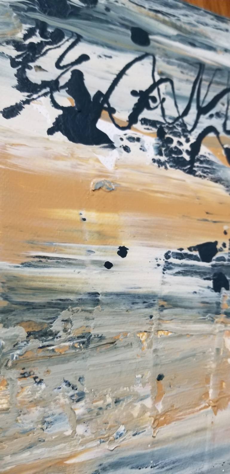 Original Abstract Expressionism Abstract Painting by Maura Satchell