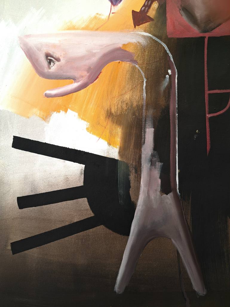 Original Contemporary People Painting by Oscar Nin