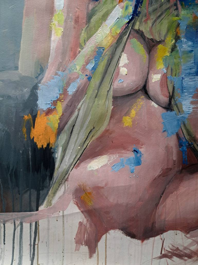 Original Portraiture Portrait Painting by Oscar Nin