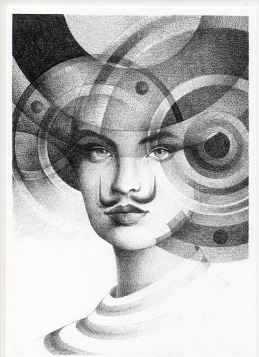 Print of Women Drawings by Andres Gutierrez