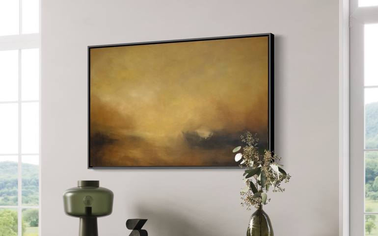 Original Abstract Landscape Painting by Natasha Vella Blanca