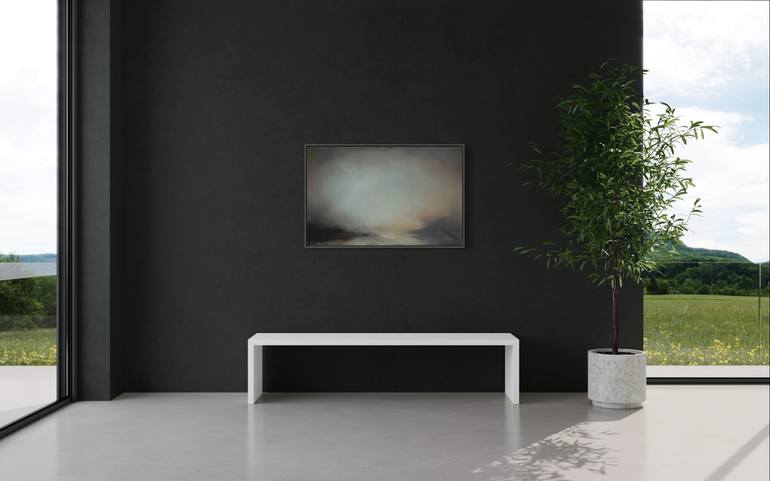 Original Abstract Language Painting by Natasha Vella Blanca