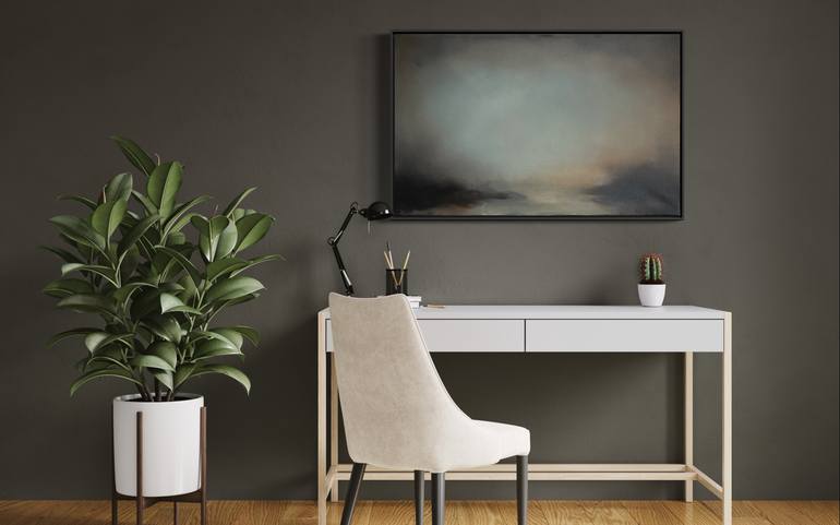 Original Abstract Language Painting by Natasha Vella Blanca