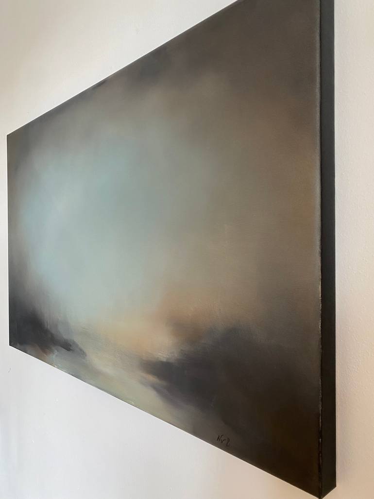 Original Abstract Language Painting by Natasha Vella Blanca