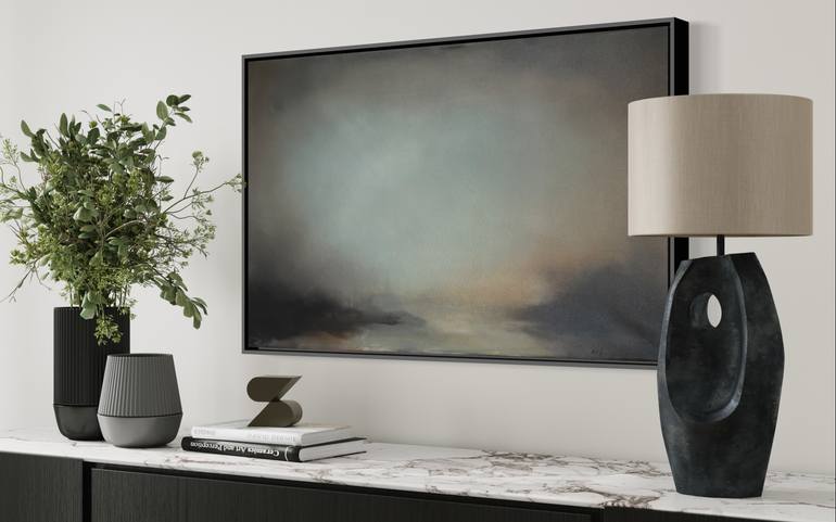 Original Abstract Language Painting by Natasha Vella Blanca