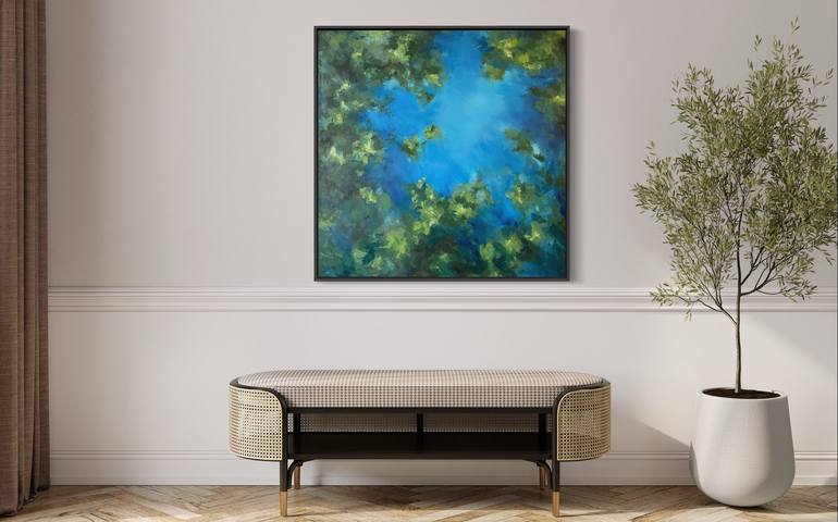 Original Abstract Nature Painting by Natasha Vella Blanca