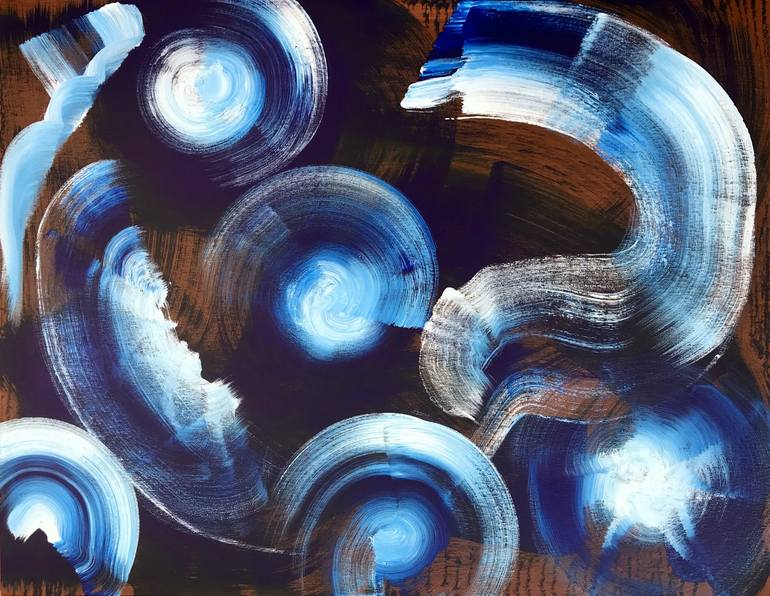 Original Modernism Abstract Paintings by Hong Nguyen
