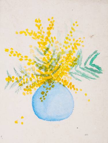 Mimosa in Vase thumb