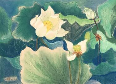 Print of Folk Botanic Paintings by Hong Nguyen