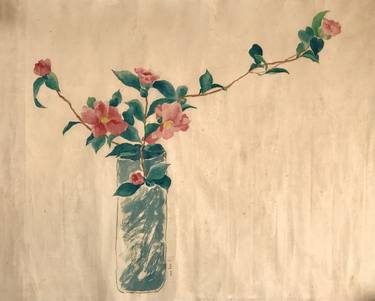 Original Folk Floral Paintings by Hong Nguyen