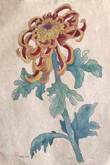 Original Floral Paintings by Hong Nguyen