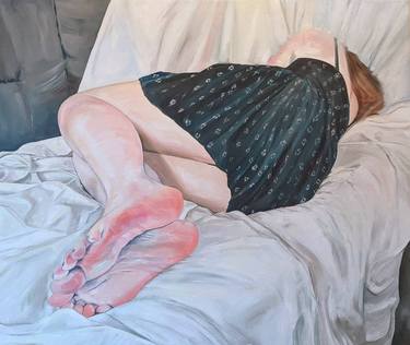 Original Realism Women Paintings by Joanna Aslanian