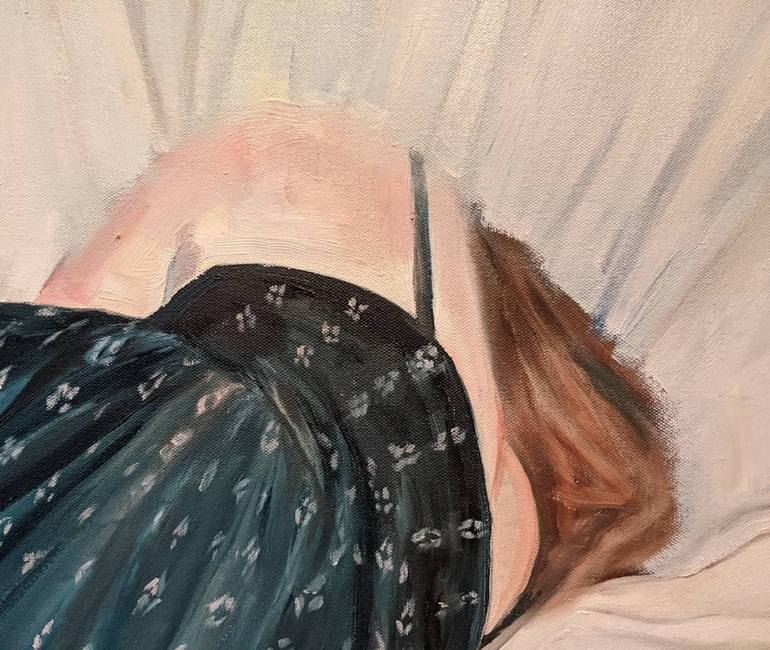 Original Realism Women Painting by Joanna Aslanian