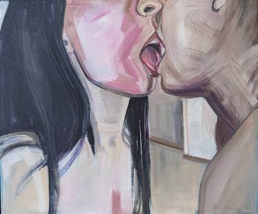 Original Figurative Erotic Paintings by Joanna Aslanian