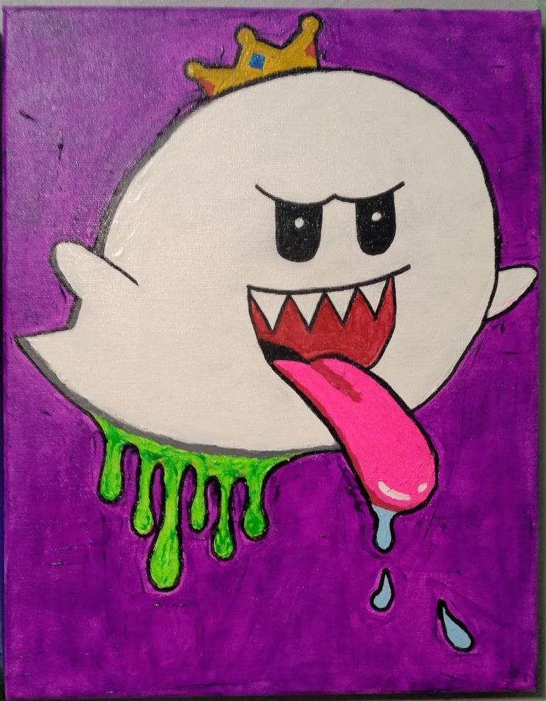 King Boo Painting Painting by Broc Jesch | Saatchi Art