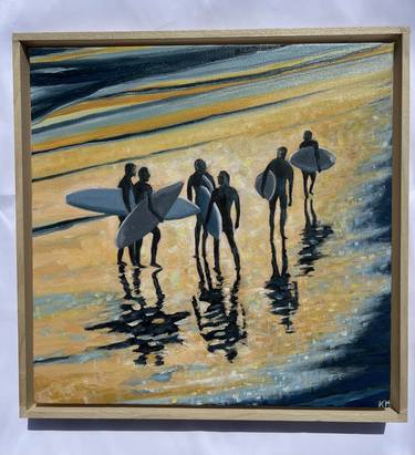 Original Pop Art Beach Paintings by Kirsten Hagen