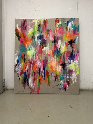 Original Abstract Expressionism Abstract Paintings by Paulina Robotycka