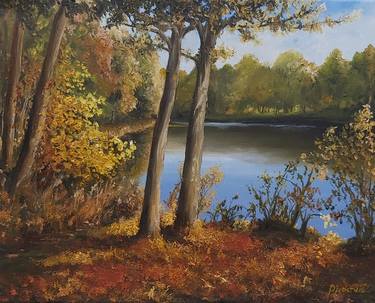 Original Fine Art Landscape Paintings by Svjetlana Djedovic