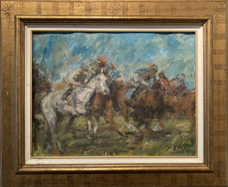 Original Modern Sport Paintings by Pierre Gogois