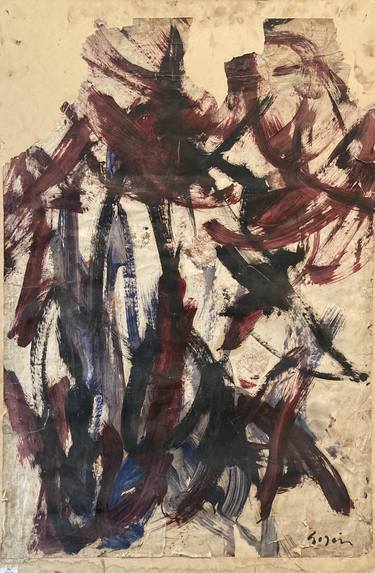 Original Abstract Expressionism Abstract Paintings by Pierre Gogois