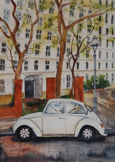 Street sketching/ London, Watercolor thumb