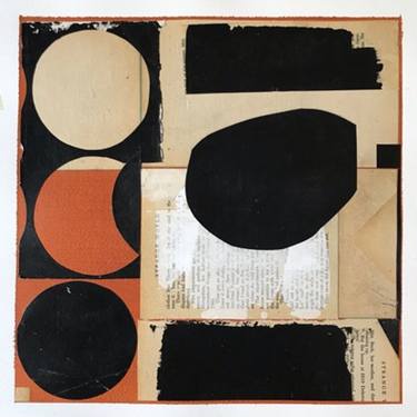 Original Abstract Collage by Bruce Turk