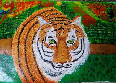 Original Realism Animal Painting by Shweta Patil