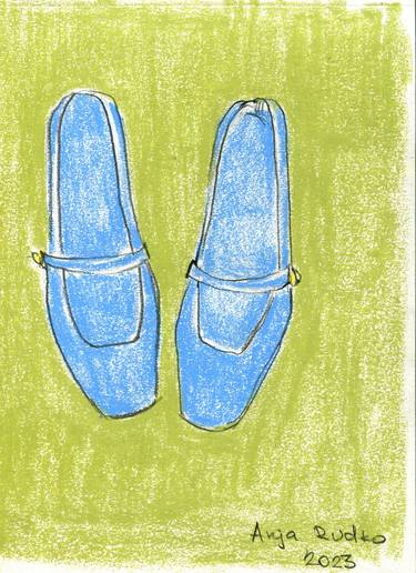 Style of summer- blue shoes thumb