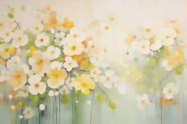 Print of Floral Digital by Anna Rudko