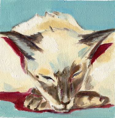 Original Expressionism Animal Paintings by Anna Rudko