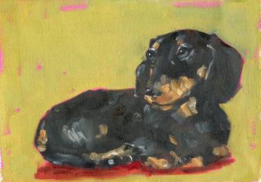 Original Expressionism Dogs Paintings by Anna Rudko