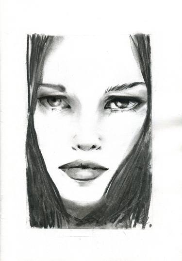 Original Women Drawings by Anna Rudko