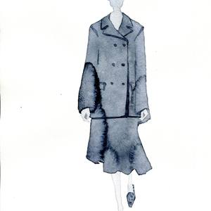 Collection Watercolor silhouettes