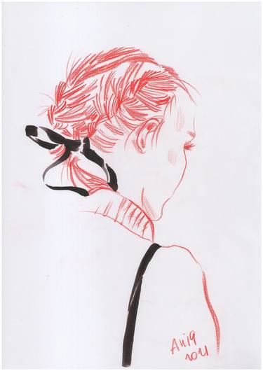 Print of Figurative Fashion Drawings by Anna Rudko