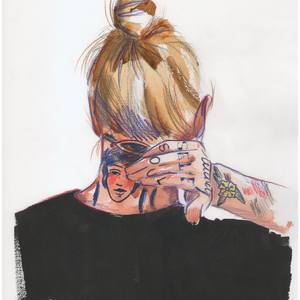 Collection Watercolor portrait