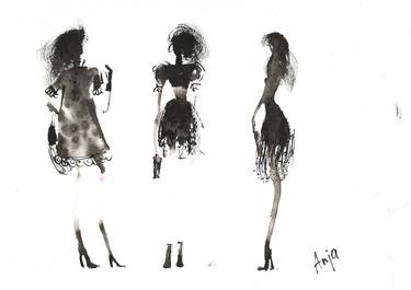 Print of Fashion Drawings by Anna Rudko