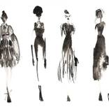 Collection Watercolor silhouettes