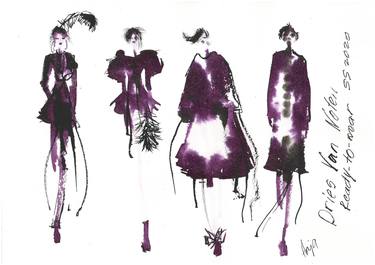 Print of Illustration Fashion Drawings by Anna Rudko