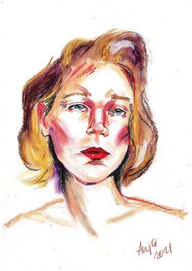 Print of Portrait Paintings by Anna Rudko