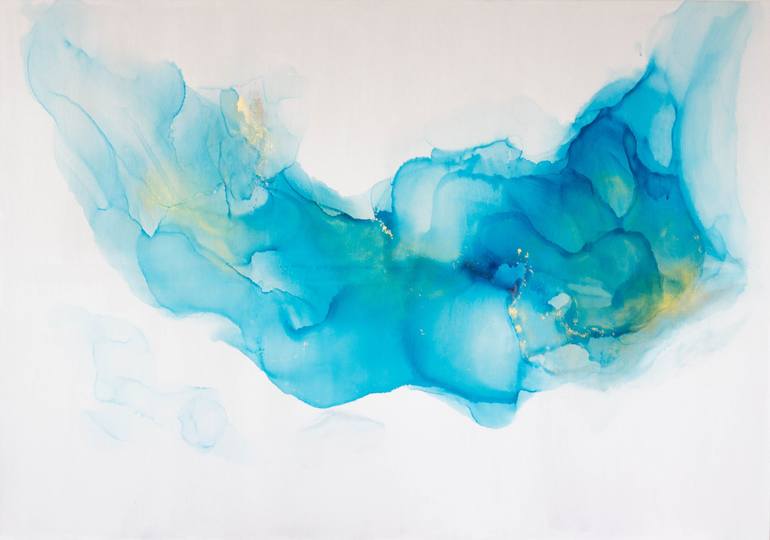 The origin of life Painting by Mila Oz | Saatchi Art