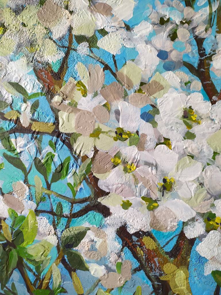 Original Fine Art Floral Painting by LOINA  Nataliya Dzhurlyak