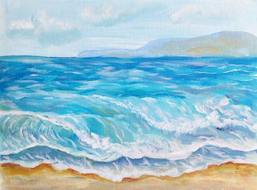Original Abstract Seascape Paintings by Renata Minko